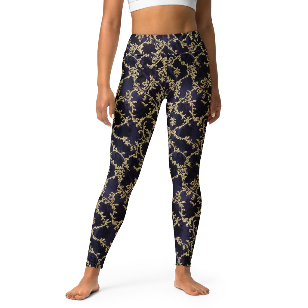Velvet Versailles on Yoga Leggings — Print file