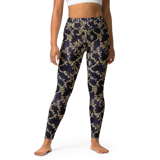 Velvet Versailles on a Yoga Leggings