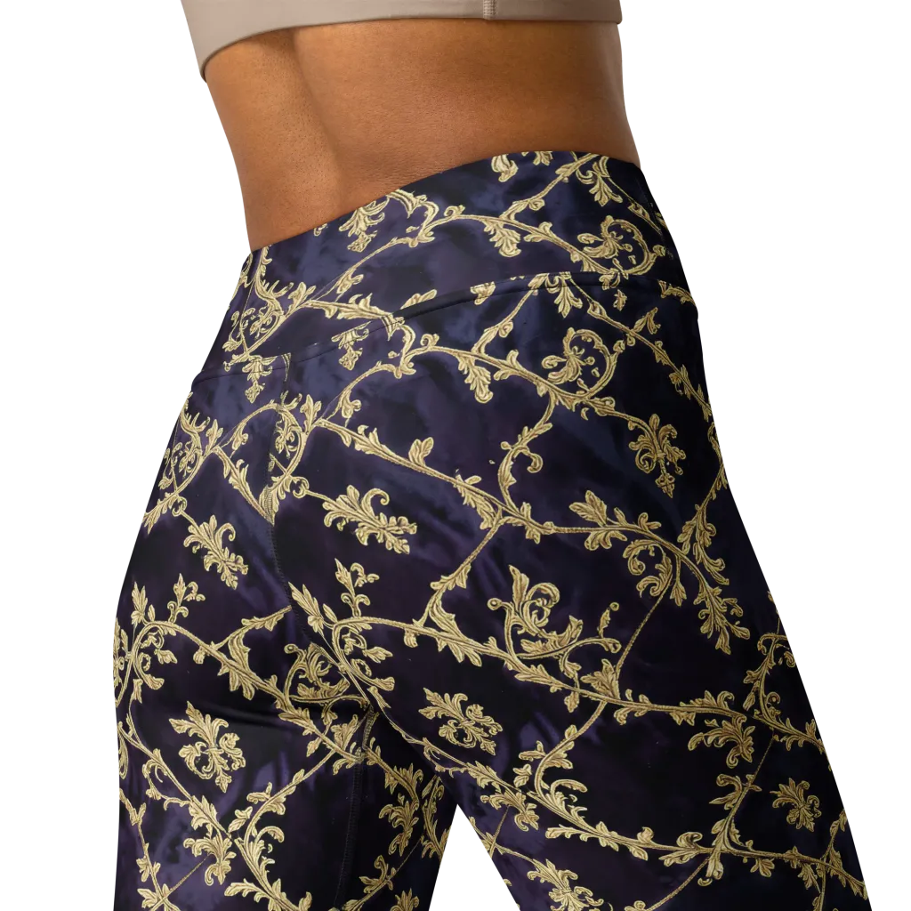 Velvet Versailles on Yoga Leggings — Back 2