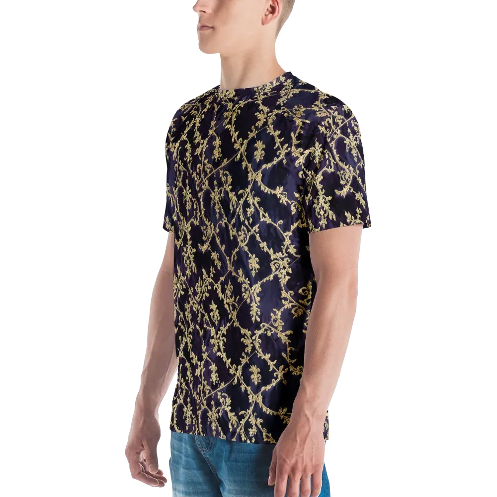 Velvet Versailles on Men's Crew Neck T-Shirt — Left