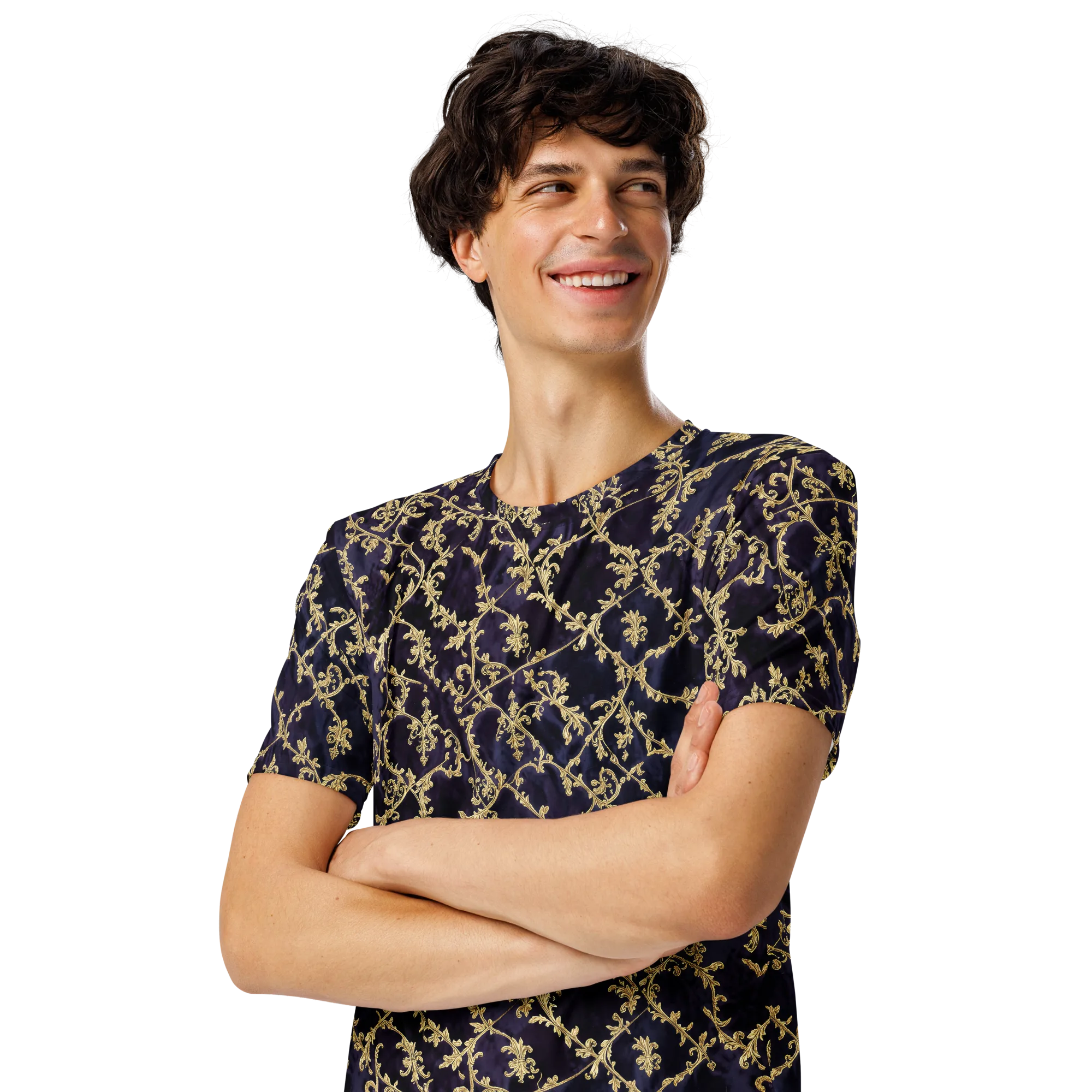 Velvet Versailles on Men's Crew Neck T-Shirt — Front print