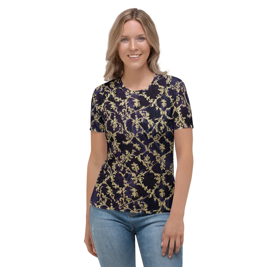 Velvet Versailles on Women's Crew Neck T-Shirt — Front