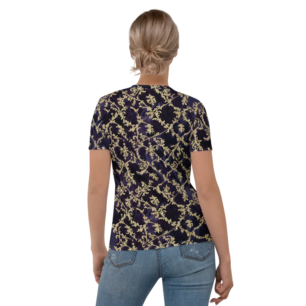 Velvet Versailles on Women's Crew Neck T-Shirt — Back