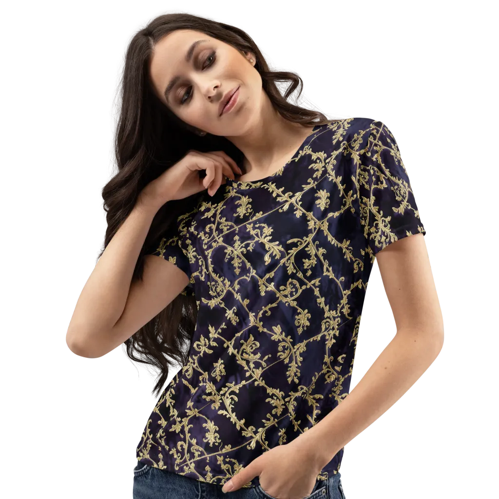 Velvet Versailles on Women's Crew Neck T-Shirt — Print file