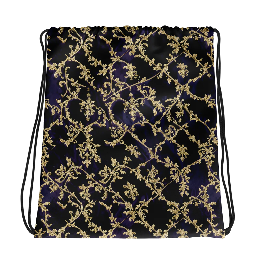 Velvet Versailles on Drawstring Bag — Mockup