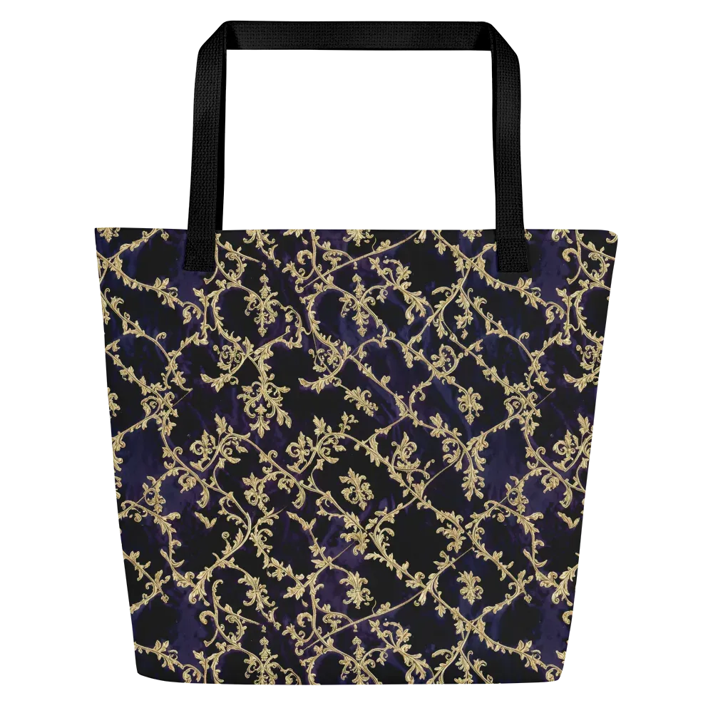 Velvet Versailles on Large Tote Bag W/ Pocket — Front