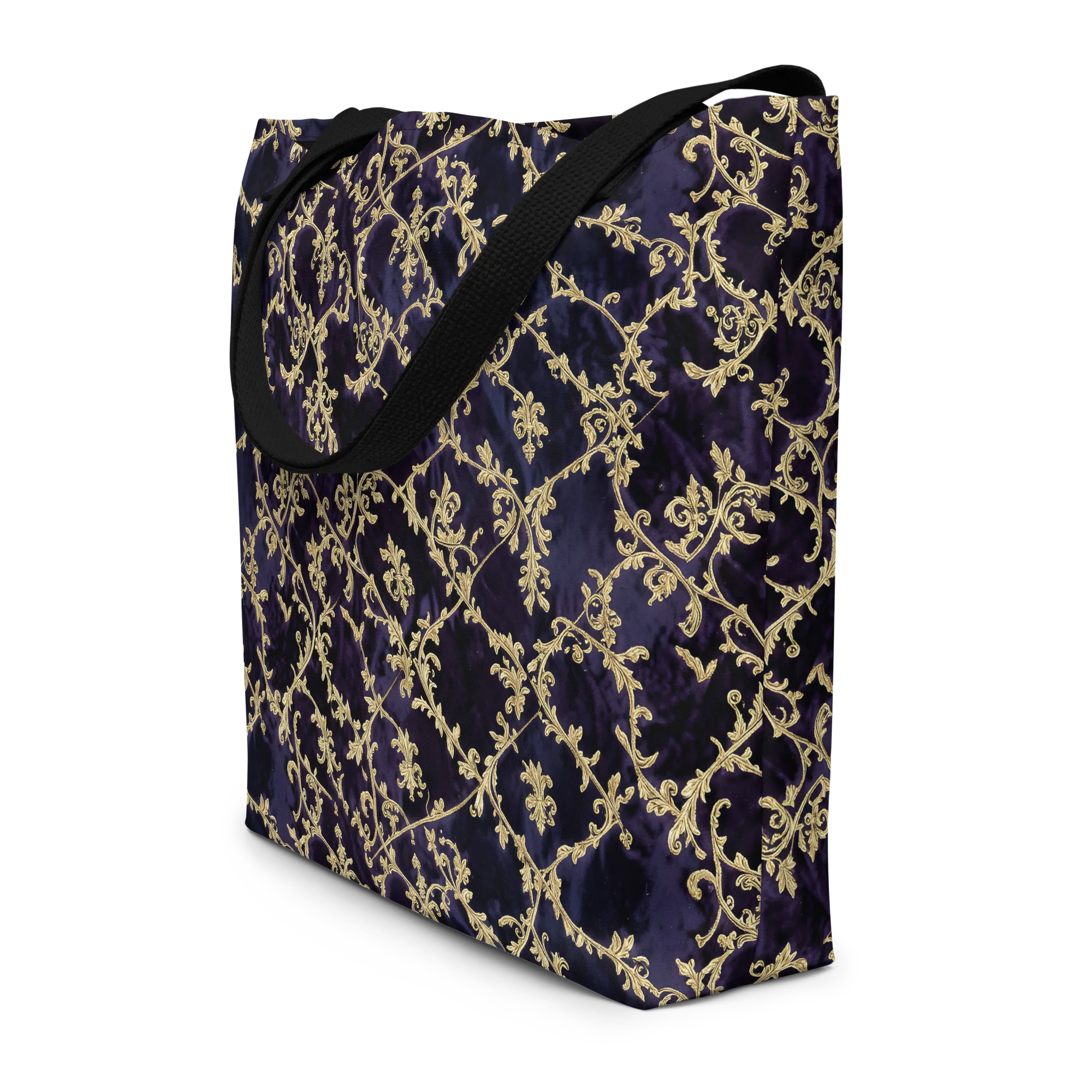 Velvet Versailles on Large Tote Bag W/ Pocket — Print file
