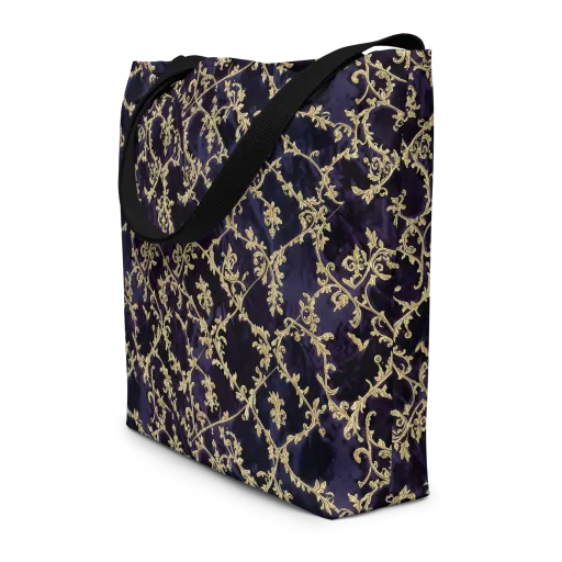 Velvet Versailles on a Large Tote Bag W/ Pocket