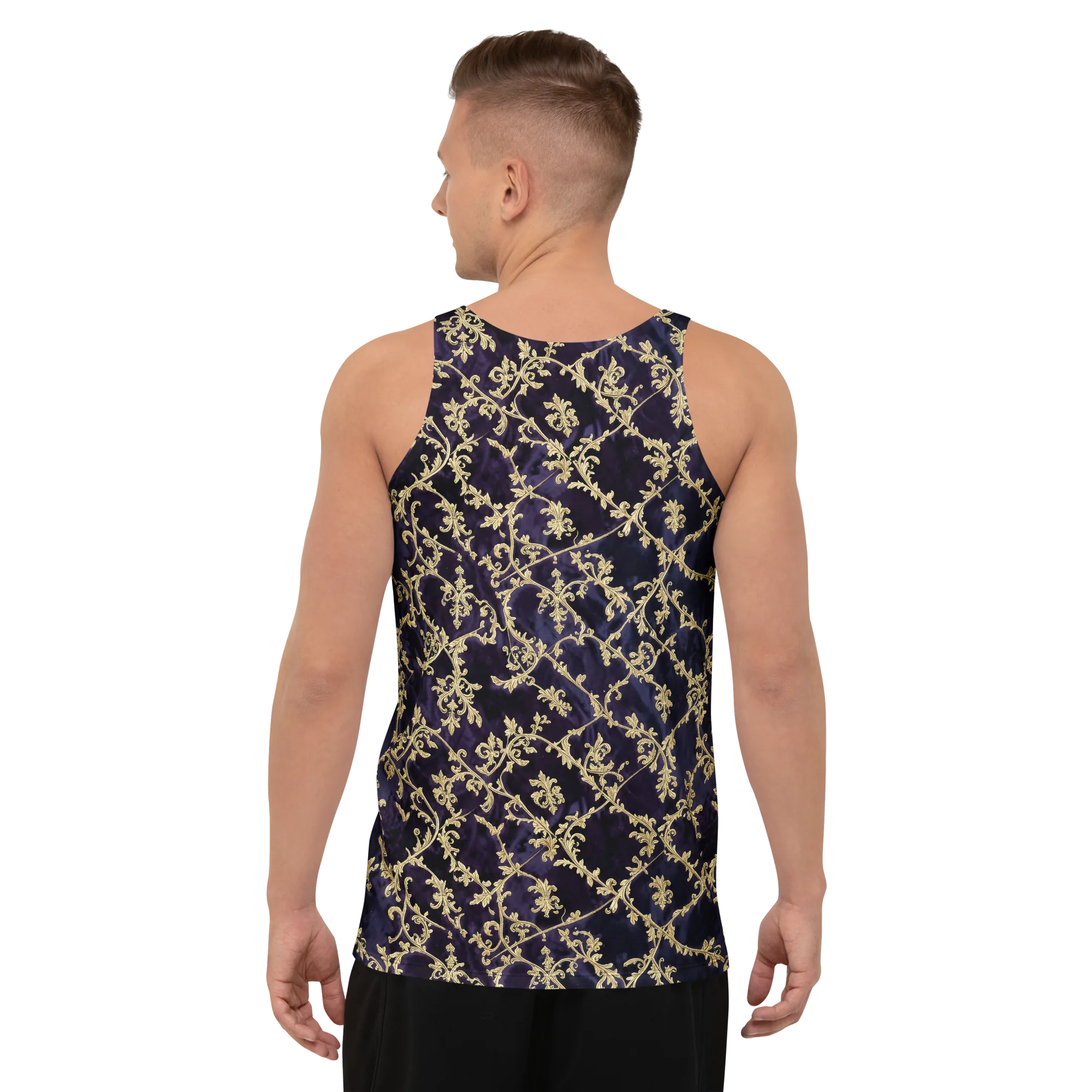 Velvet Versailles on Men's Tank Top — Back print