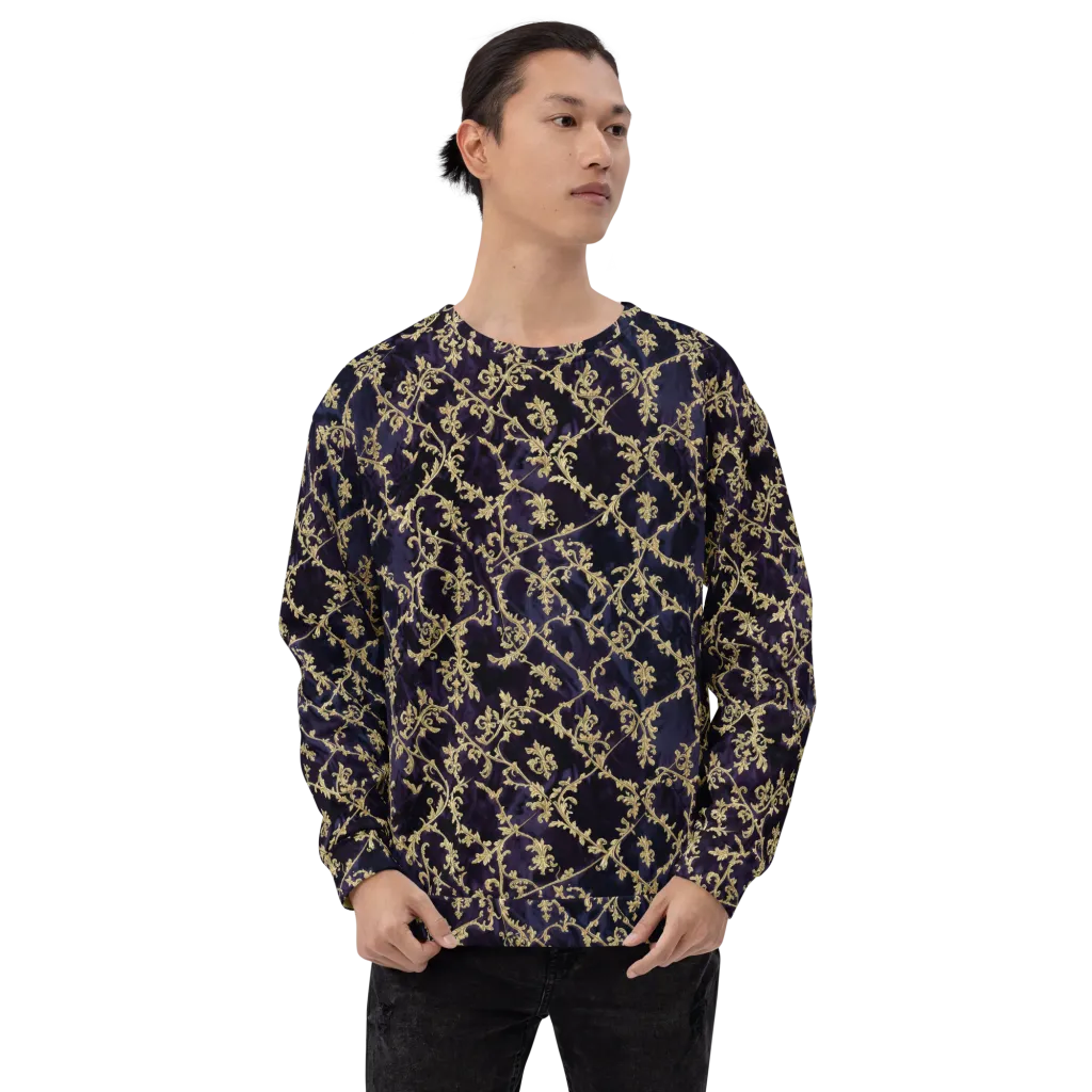 Velvet Versailles on Sweatshirt — Front print