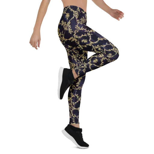 Velvet Versailles on a Leggings