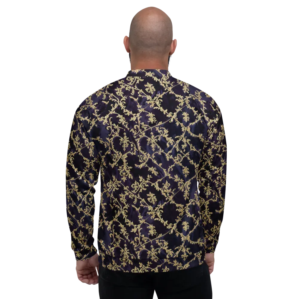 Velvet Versailles on Bomber Jacket — Back