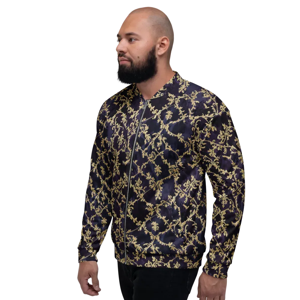 Velvet Versailles on Bomber Jacket — Left