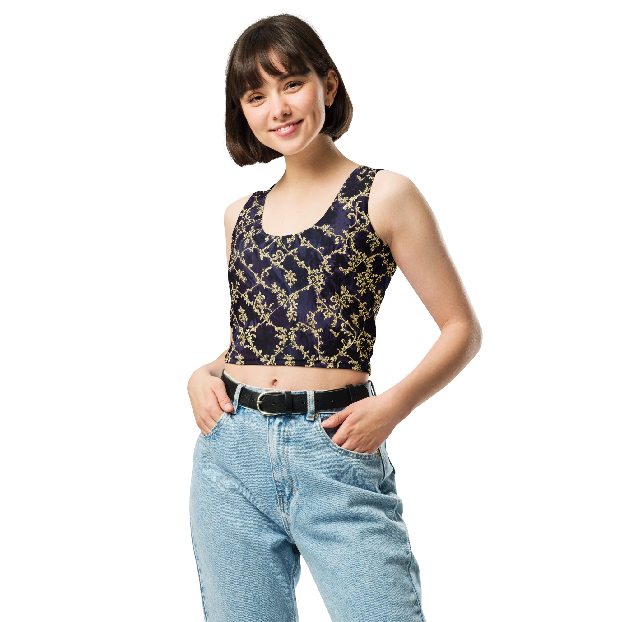 Velvet Versailles on Crop Top — Print file
