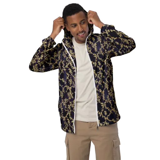Velvet Versailles on a Men's Windbreaker
