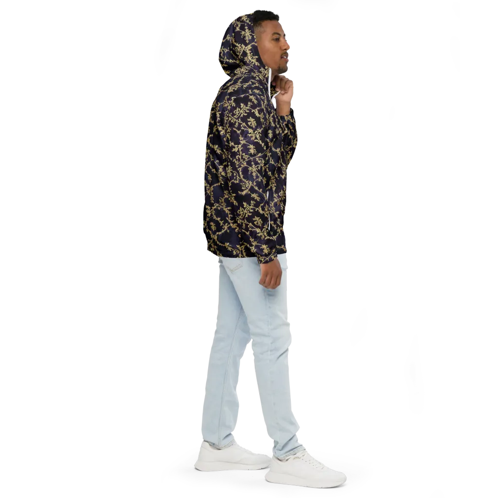 Velvet Versailles on Men's Windbreaker — Right