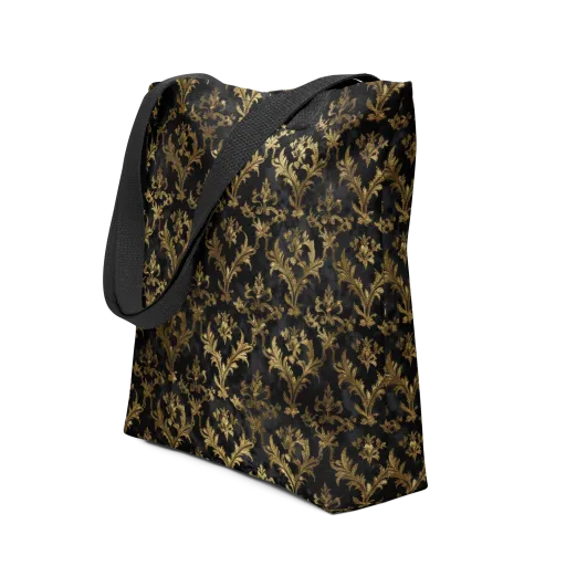 Gilded Damask on a Tote Bag