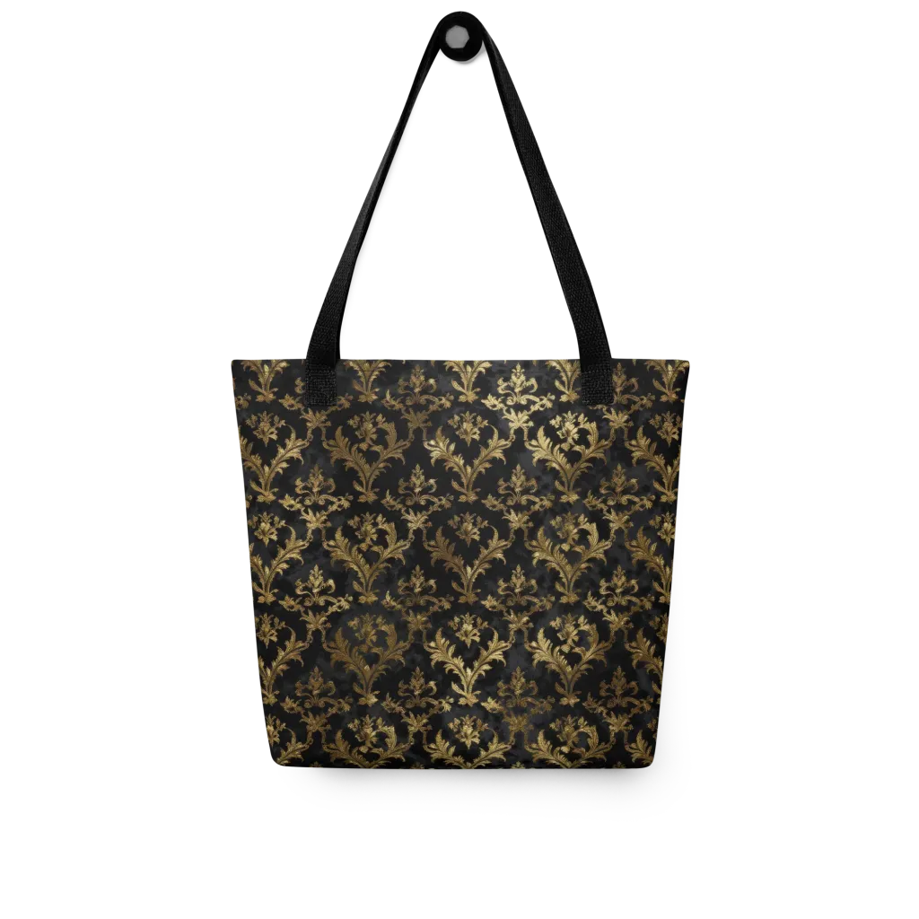 Gilded Damask on Tote Bag — Front