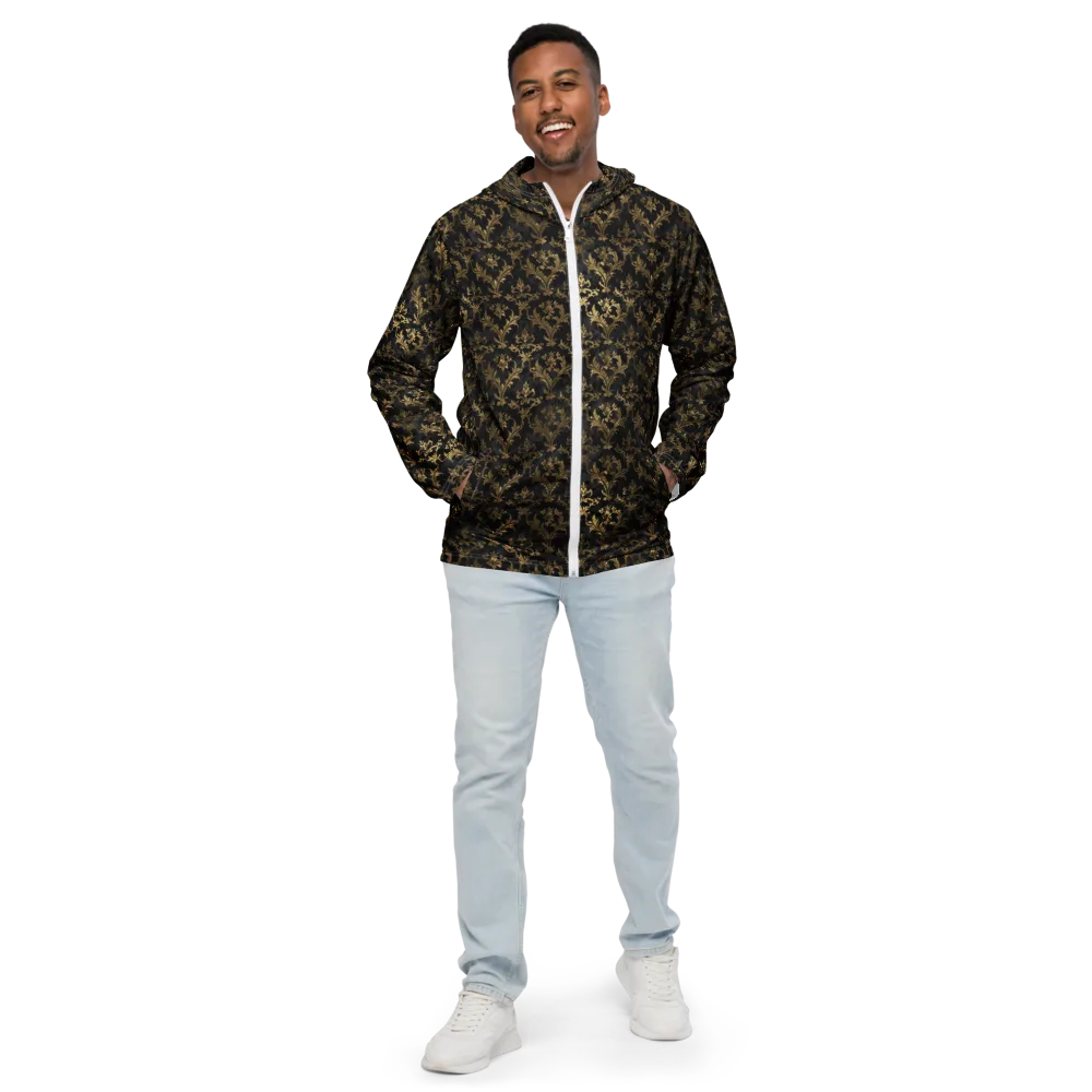 Gilded Damask on Men's Windbreaker — Front