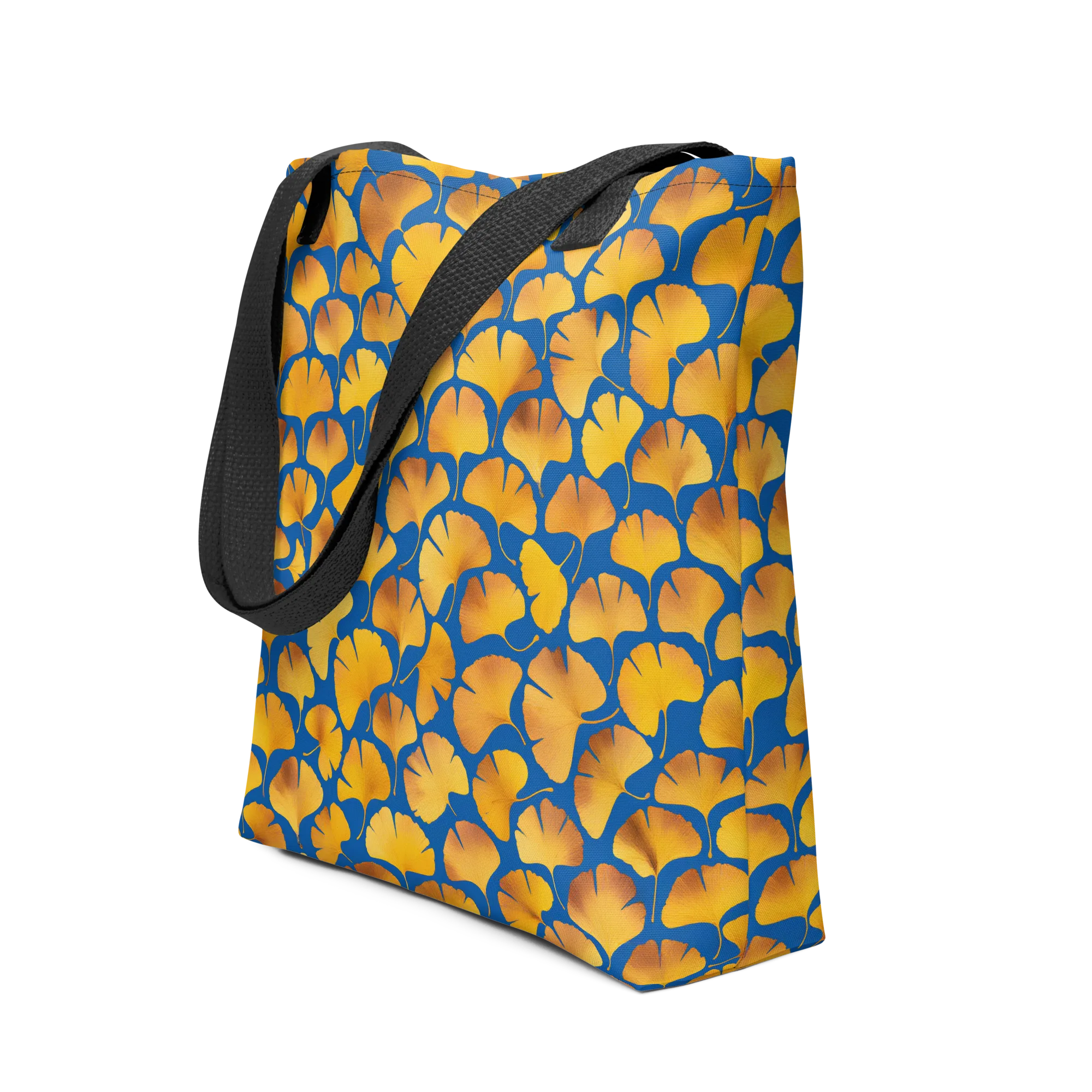 Blue Ginkgo on Tote Bag — Print file