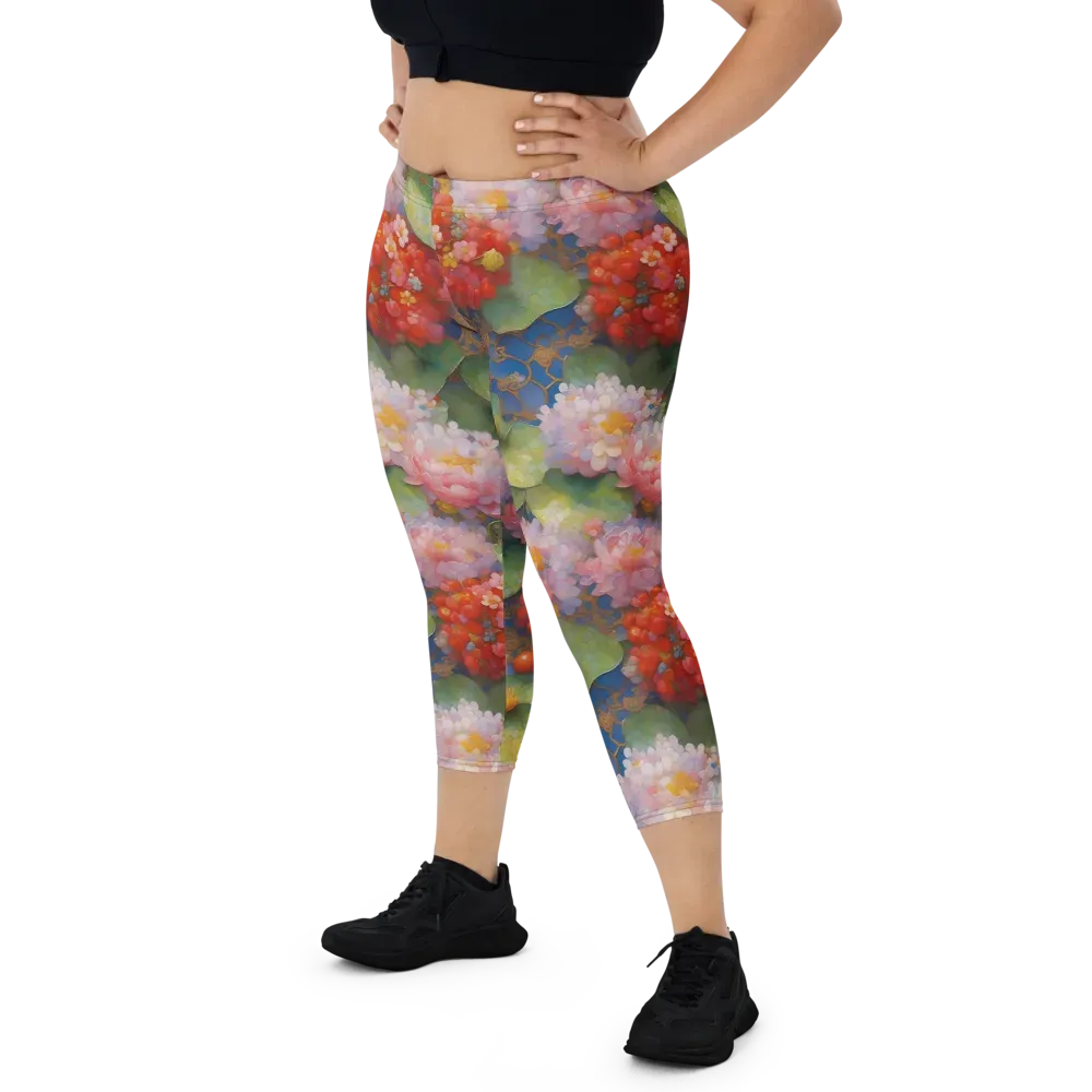 Lotus Royale on Capri Leggings — Print file