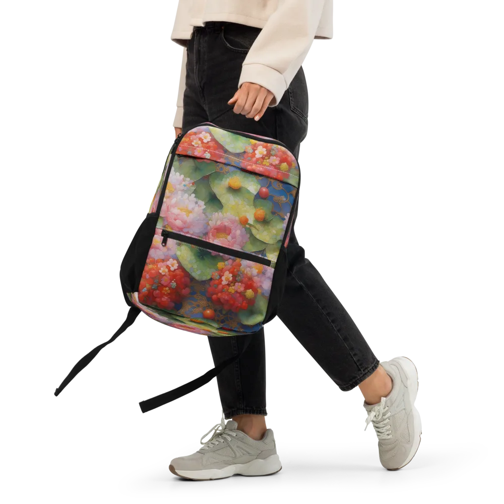 Lotus Royale on Utility Backpack — Front 2
