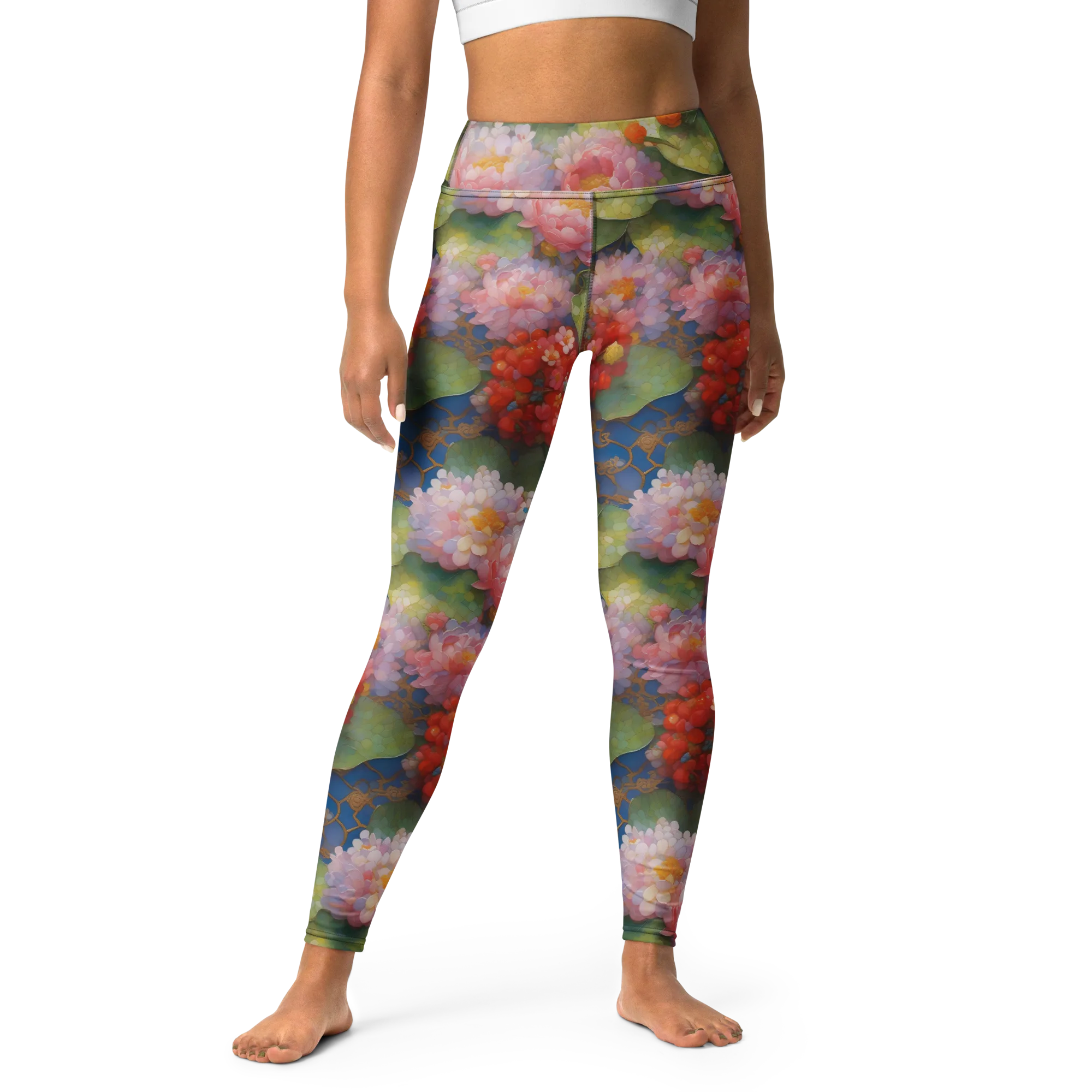 Lotus Royale on Yoga Leggings — Print file