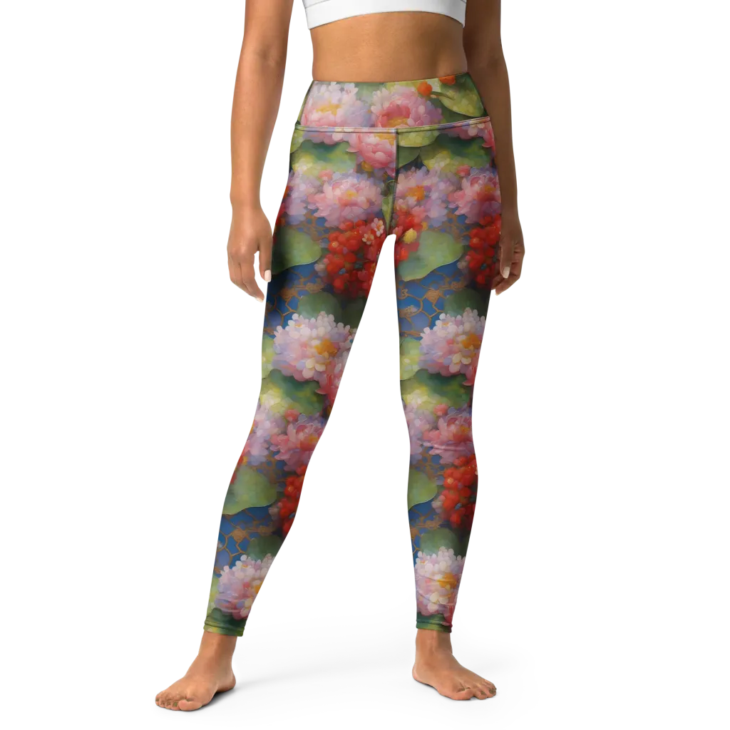 Lotus Royale on Yoga Leggings — Print file