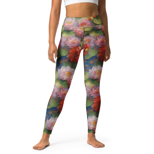 Lotus Royale on a Yoga Leggings
