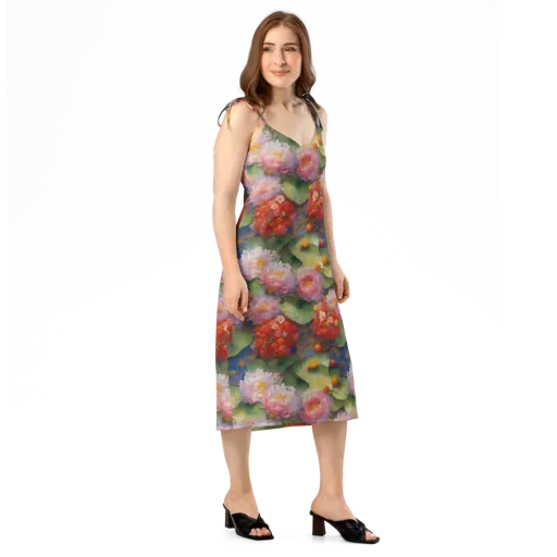 Lotus Royale on a Slip Dress