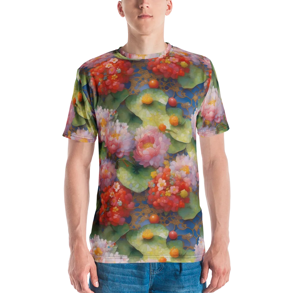 Lotus Royale on Men's Crew Neck T-Shirt — Front