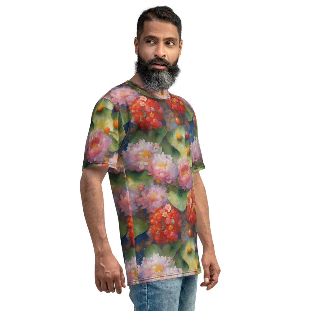 Lotus Royale on Men's Crew Neck T-Shirt — Back print