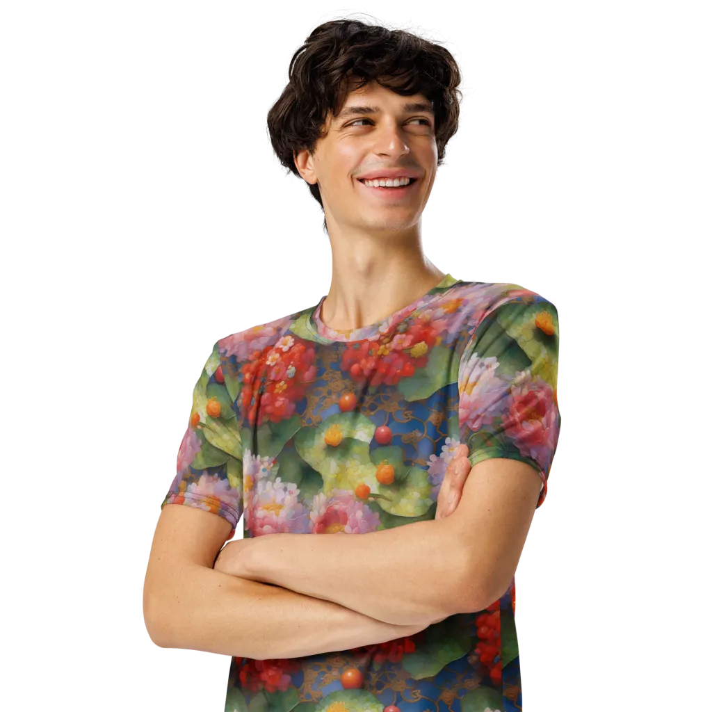Lotus Royale on Men's Crew Neck T-Shirt — Front print