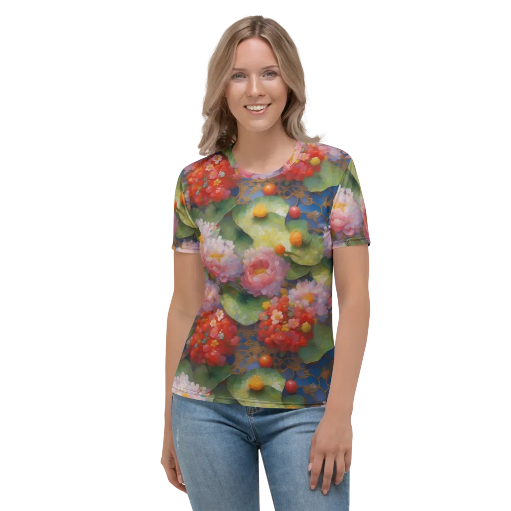 Lotus Royale on Women's Crew Neck T-Shirt — Front
