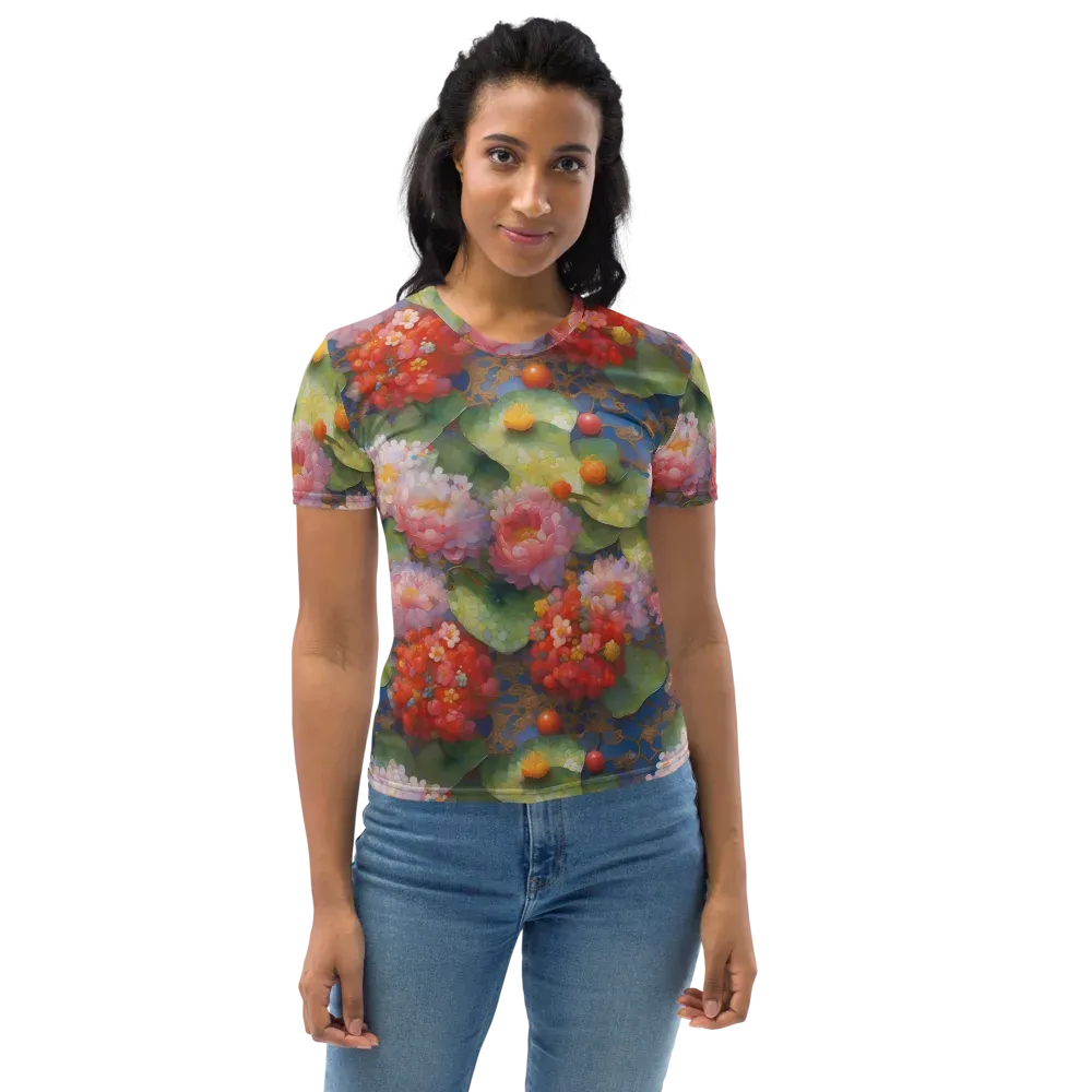 Lotus Royale on Women's Crew Neck T-Shirt — Back print