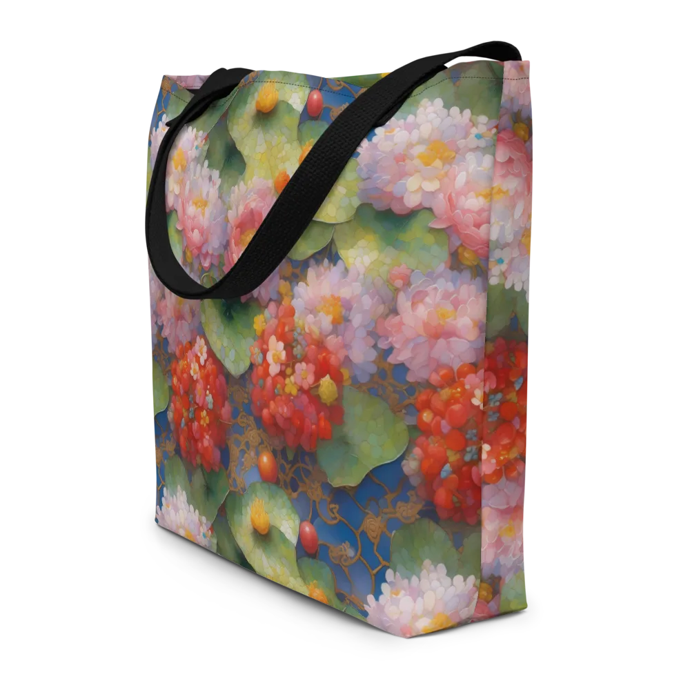 Lotus Royale on Large Tote Bag W/ Pocket — Print file