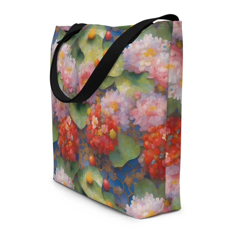 Lotus Royale on Large Tote Bag W/ Pocket — Print file