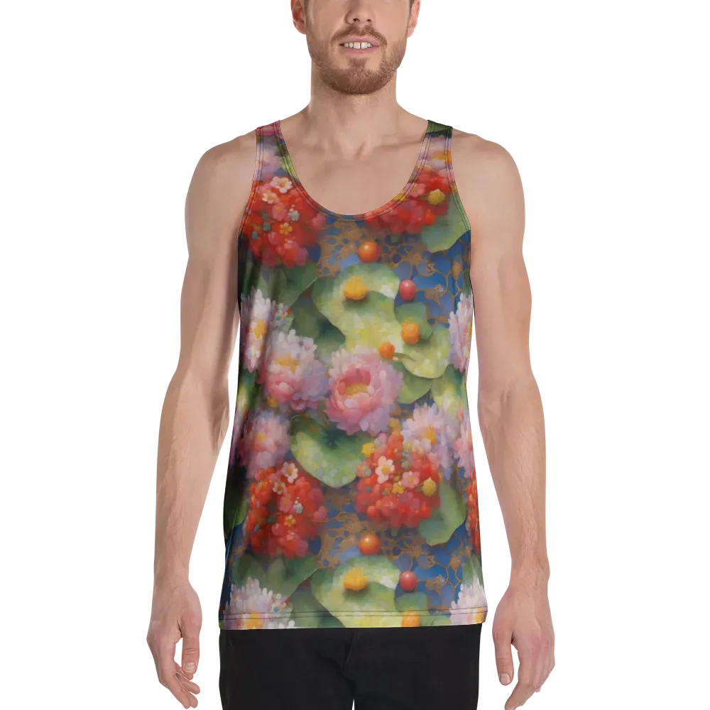 Lotus Royale on Men's Tank Top — Front