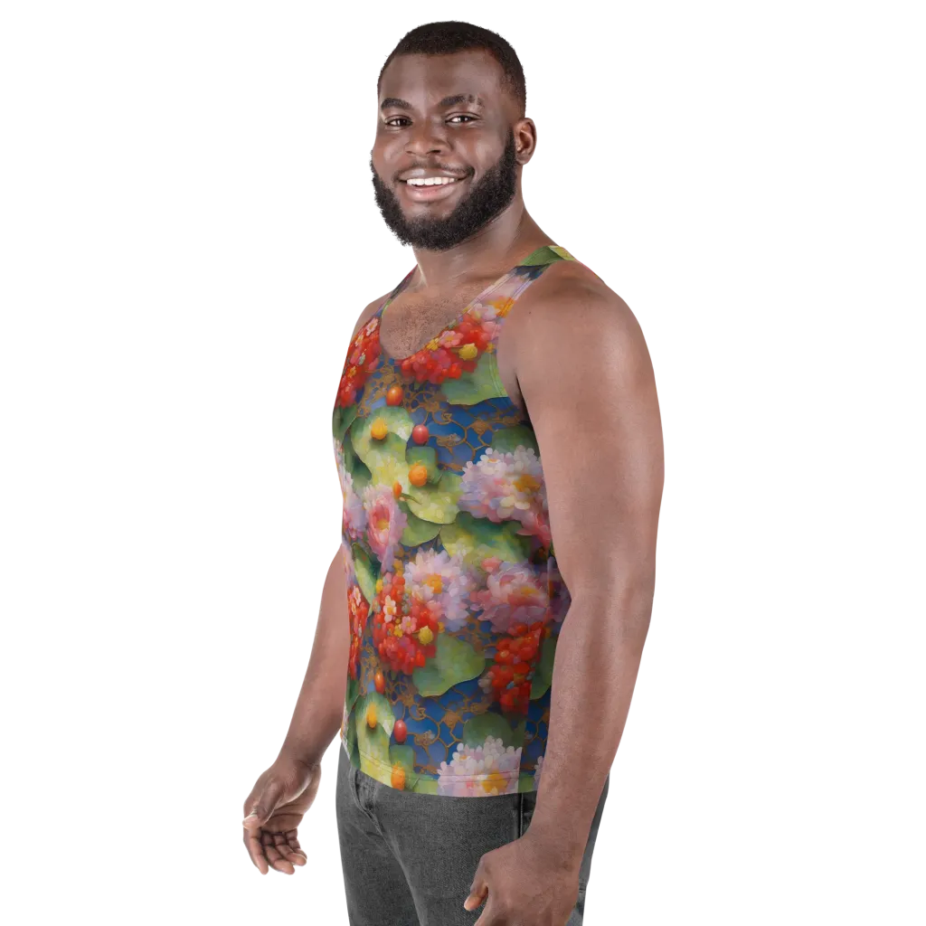 Lotus Royale on Men's Tank Top — Left Front