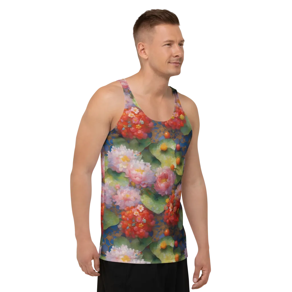 Lotus Royale on Men's Tank Top — Front print