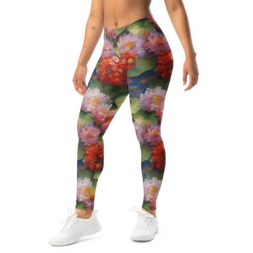 Lotus Royale on a Leggings