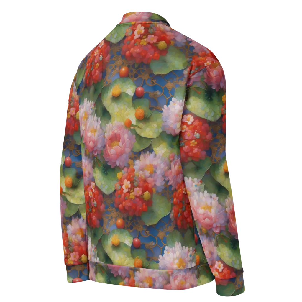 Lotus Royale on Bomber Jacket — Details
