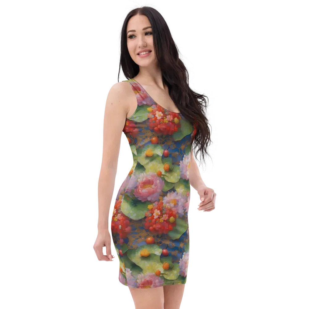 Lotus Royale on Bodycon Dress — Right Front
