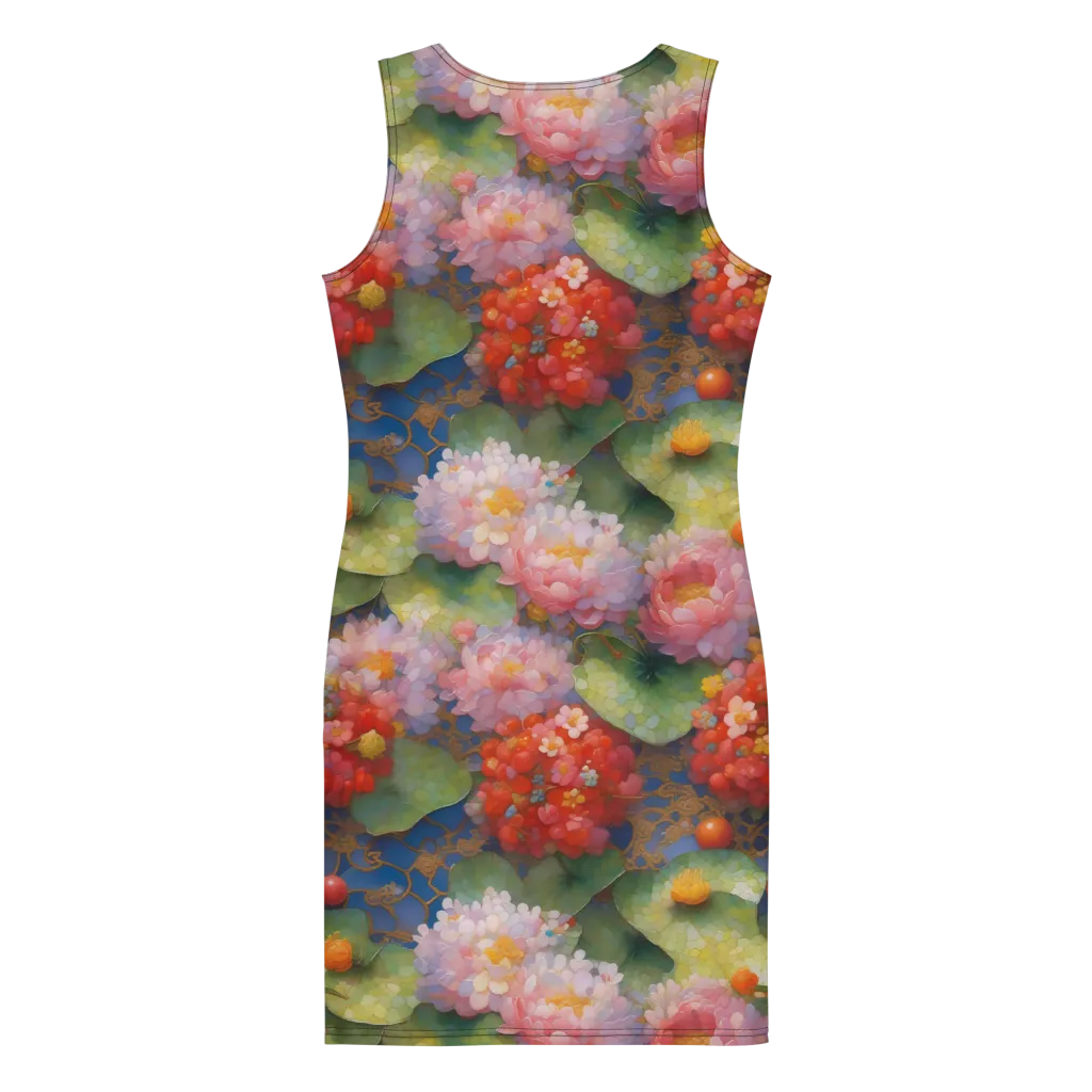 Lotus Royale on Bodycon Dress — Print file