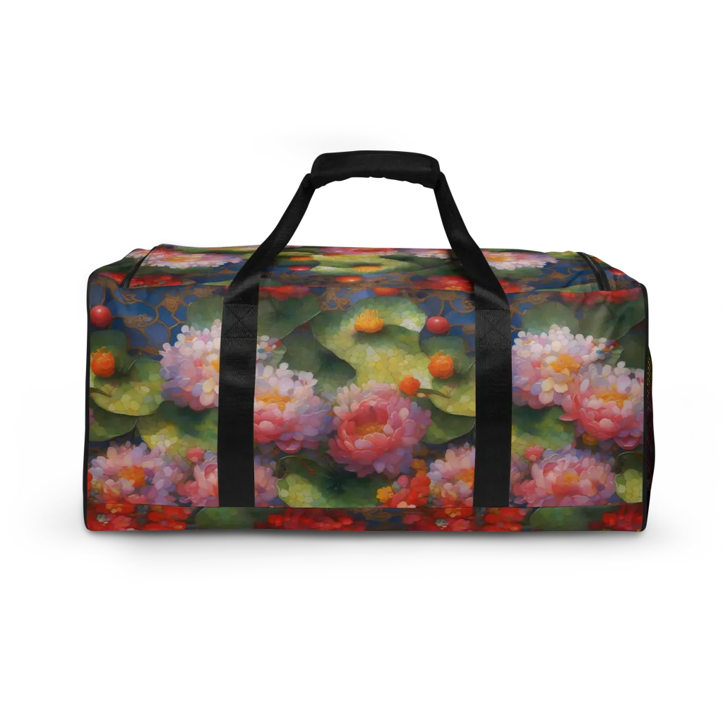Lotus Royale on Duffle Bag — Back print