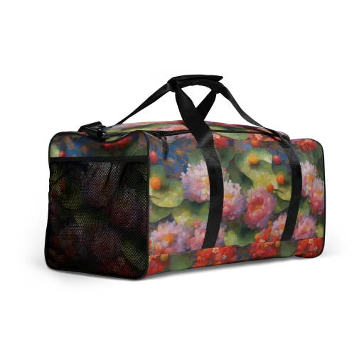 Lotus Royale on a Duffle Bag