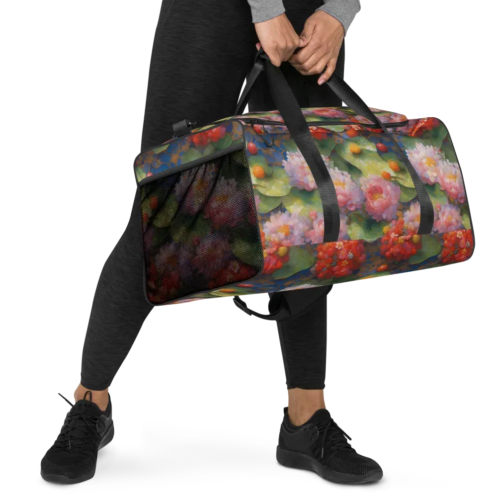 Lotus Royale on Duffle Bag — Right Front