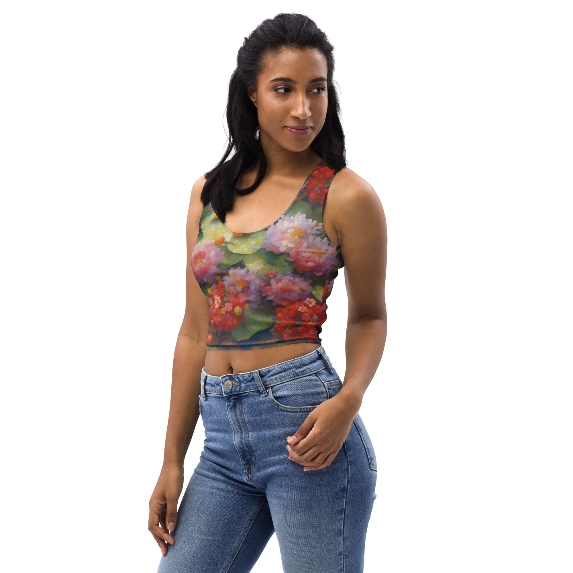 Lotus Royale on Crop Top — Print file