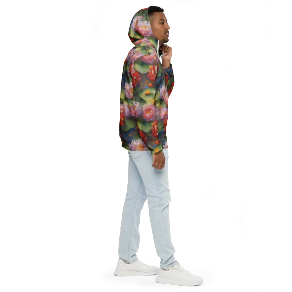 Lotus Royale on Men's Windbreaker — Right