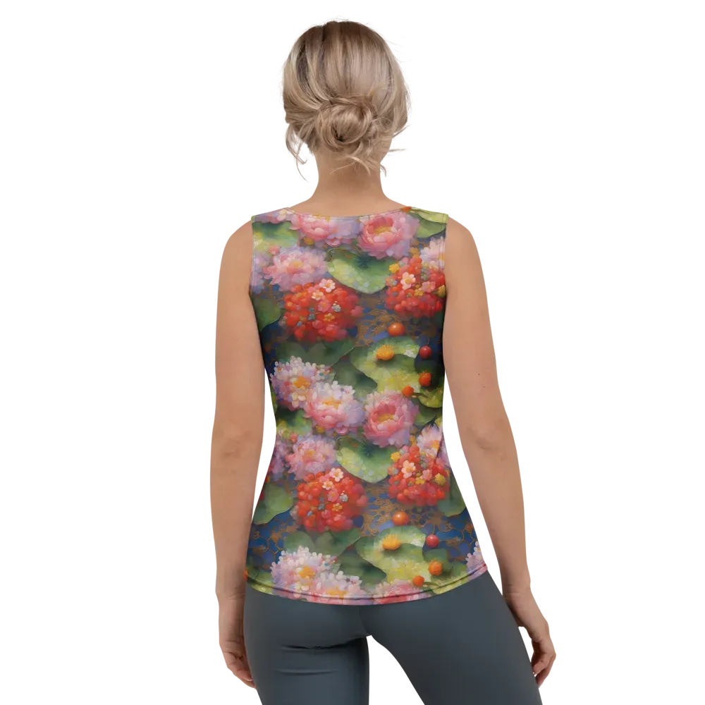 Lotus Royale on Women's Tank Top — Back